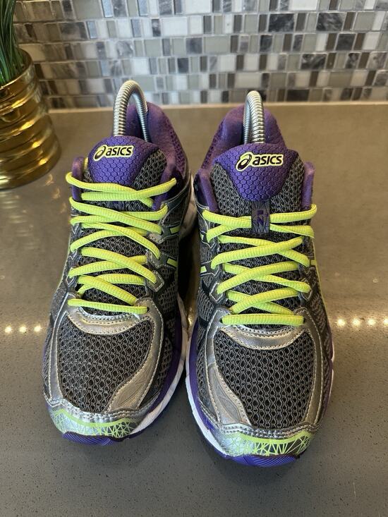 Asics Shoes - ASICS GEL Kayano 21 Women’s US 7.5 EU 39 Gray Purple Running Shoes T4H7N